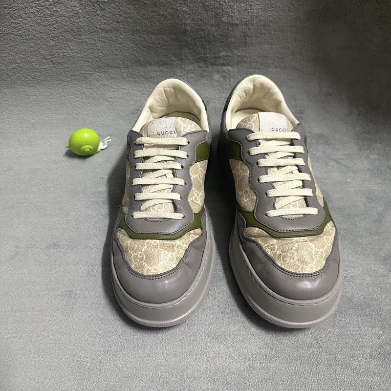 Gucci Gucci Chunky B Low-Top Leather Sneakers 0079 Size US 10.5 / EU 43-44 - 2 Thumbnail