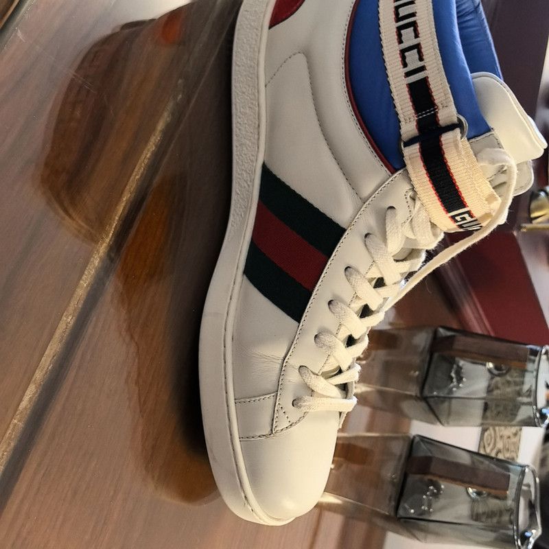 Gucci Gucci Ace Striped Fashion Sneakers for Men 0079 Size US 9.5 / EU 42-43 - 8 Thumbnail