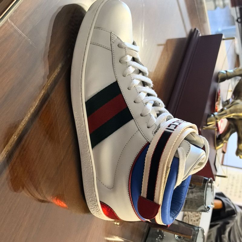 Gucci Gucci Ace Striped Fashion Sneakers for Men 0079 Size US 9.5 / EU 42-43 - 9 Thumbnail