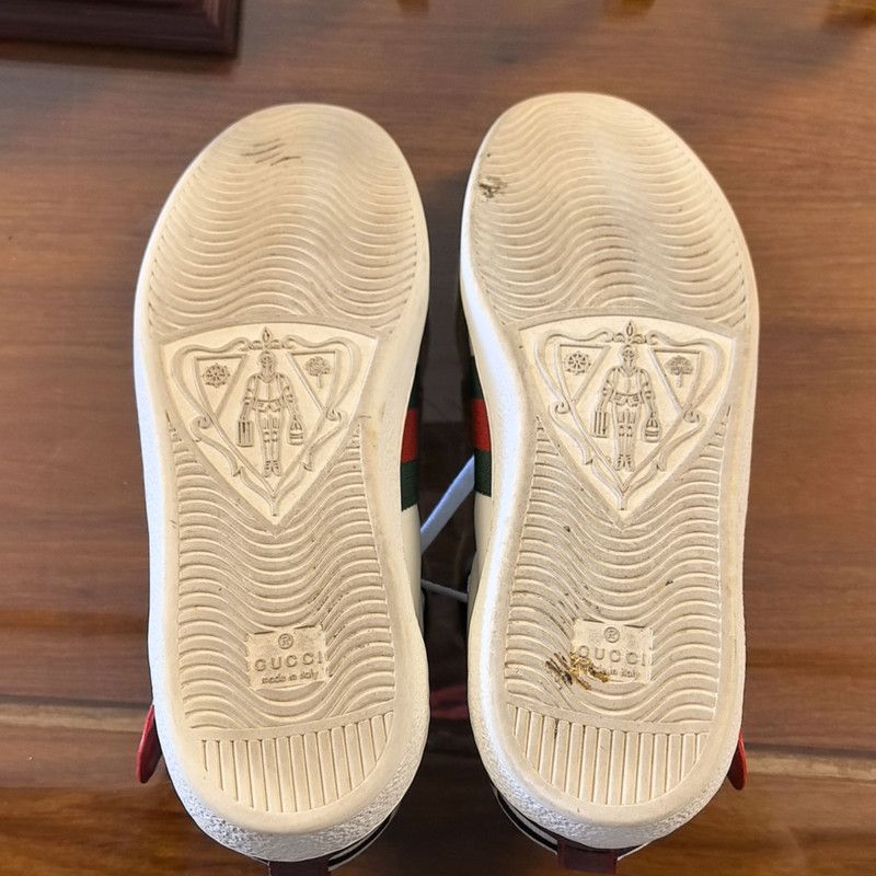Gucci Gucci Ace Striped Fashion Sneakers for Men 0079 Size US 9.5 / EU 42-43 - 4 Thumbnail