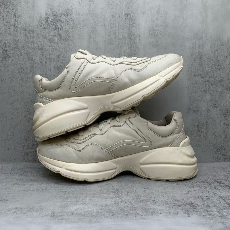 Gucci Gucci Rhyton Logo Low-Top Dad Sneakers 0079 Size US 8 / EU 41 - 3 Thumbnail