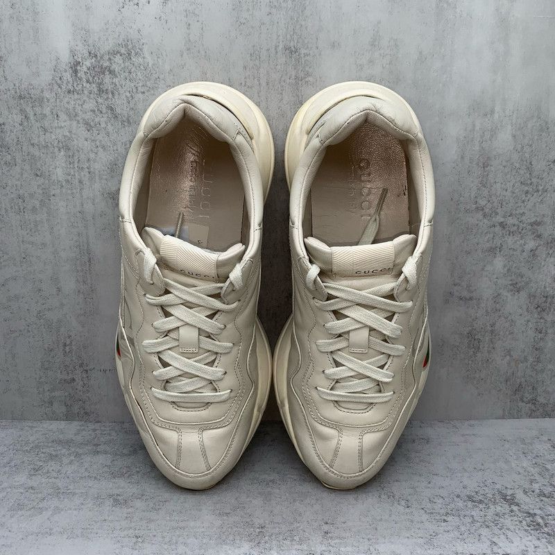 Gucci Gucci Rhyton Logo Low-Top Dad Sneakers 0079 Size US 8 / EU 41 - 6 Thumbnail