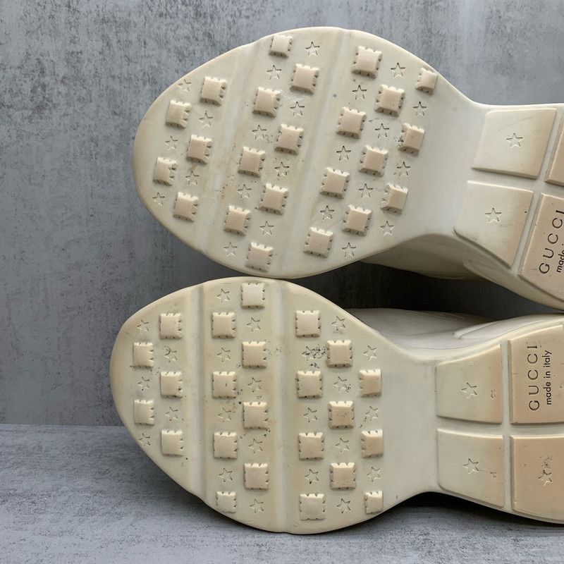 Gucci Gucci Rhyton Logo Low-Top Dad Sneakers 0079 Size US 8 / EU 41 - 8 Thumbnail