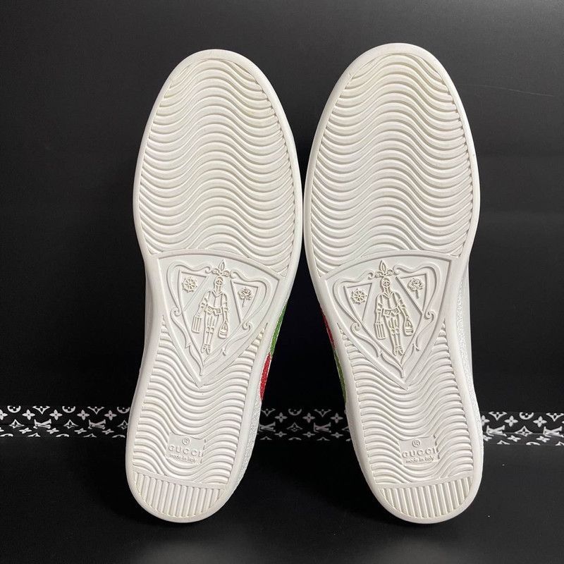 Gucci Gucci ACE Double G Vintage Low-Top Sneakers 0079 Size US 11 / EU 44 - 4 Thumbnail