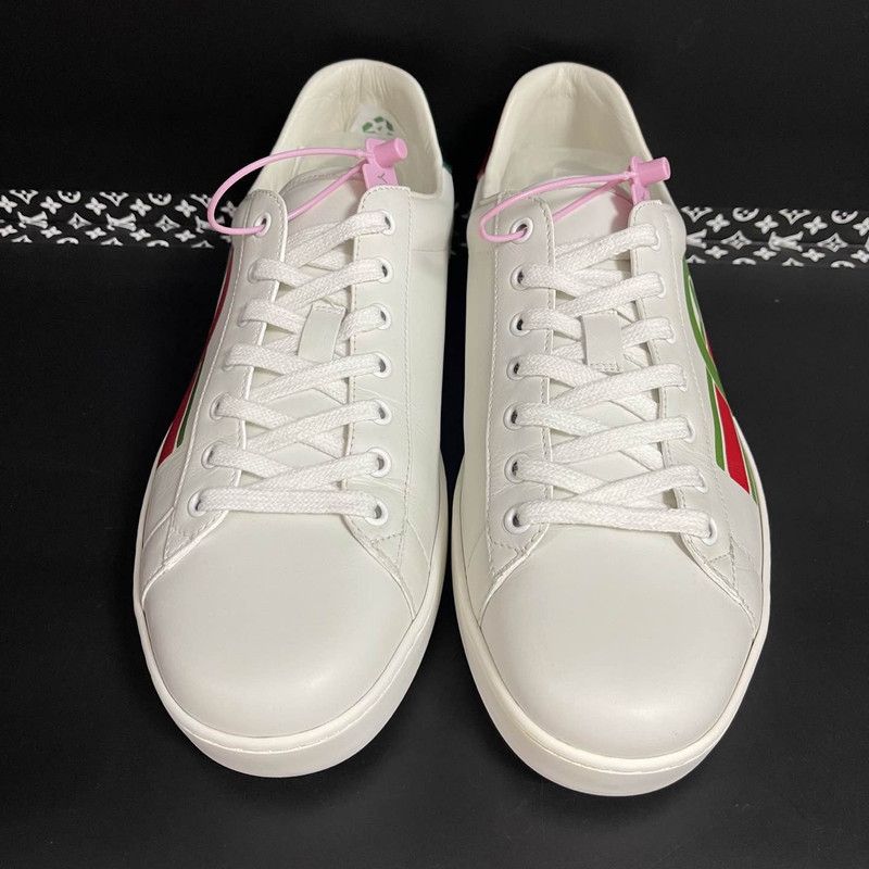 Gucci Gucci ACE Double G Vintage Low-Top Sneakers 0079 Size US 11 / EU 44 - 2 Thumbnail
