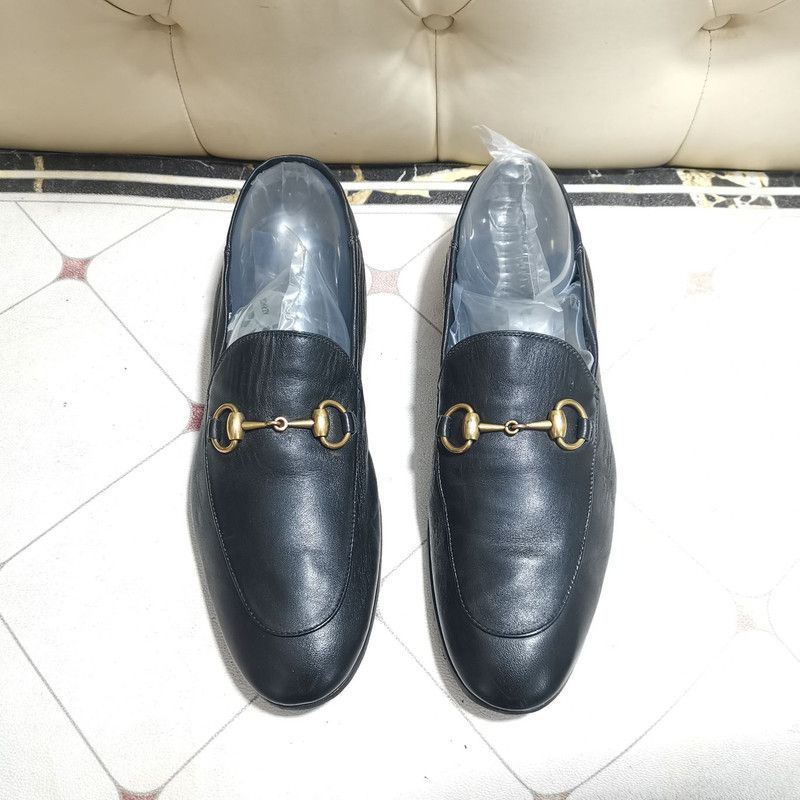 Gucci Gucci Horsebit Black Casual Loafers for Men 0079 Size US 8.5 / EU 41-42 - 16 Thumbnail