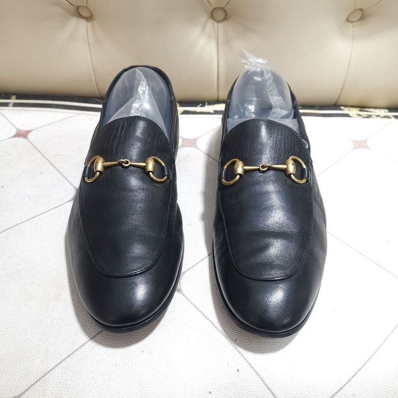 Gucci Gucci Horsebit Black Casual Loafers for Men 0079 Size US 8.5 / EU 41-42 - 2 Thumbnail