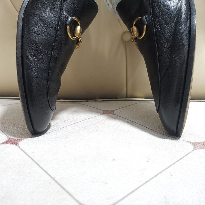 Gucci Gucci Horsebit Black Casual Loafers for Men 0079 Size US 8.5 / EU 41-42 - 11 Thumbnail