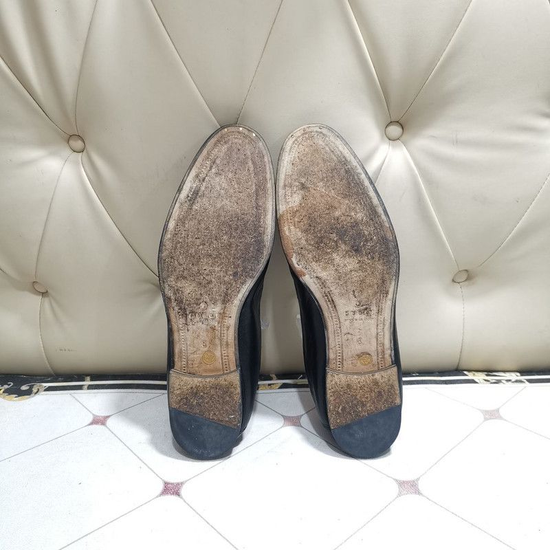 Gucci Gucci Horsebit Black Casual Loafers for Men 0079 Size US 8.5 / EU 41-42 - 4 Thumbnail