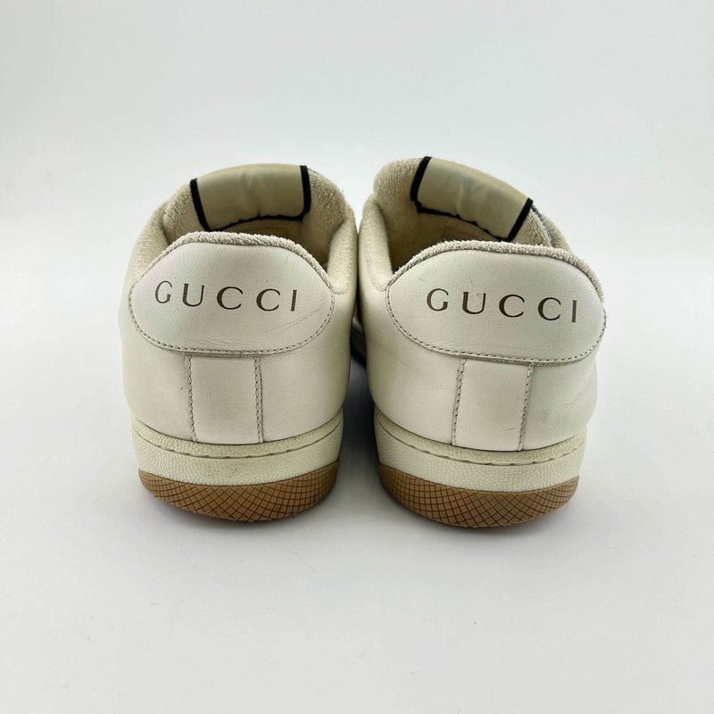 Gucci Gucci Screener Denim Casual Sneakers for Men 0079 Size US 8.5 / EU 41-42 - 3 Thumbnail