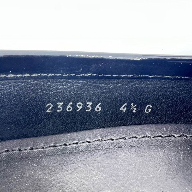 Gucci Gucci Black Leather Slip-On Lifestyle Loafers 0079 Size US 7.5 / EU 40-41 - 5 Thumbnail