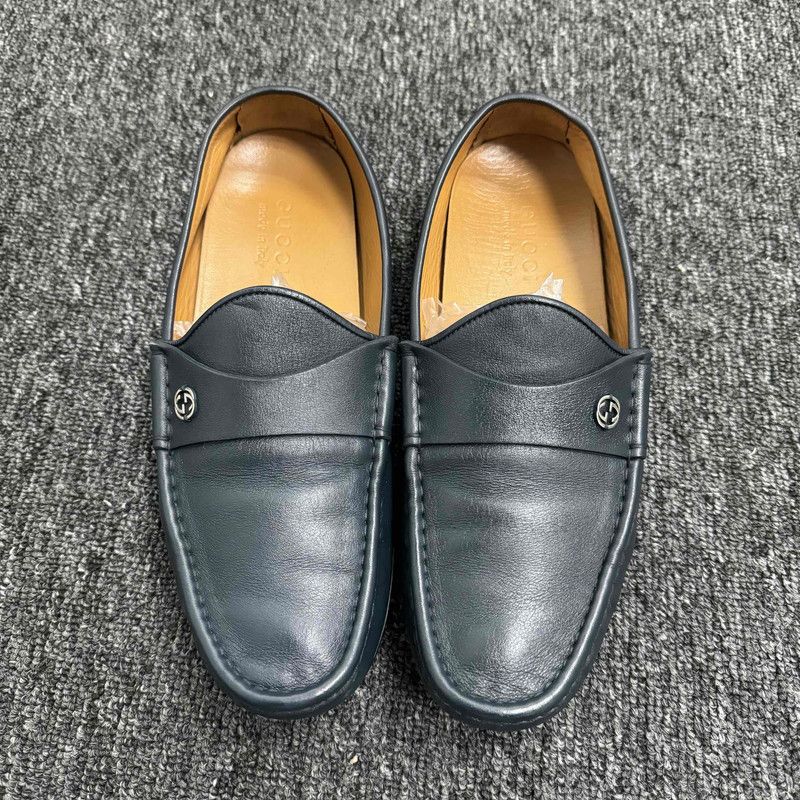 Gucci Gucci Black Horsebit Loafers for Men 0079 Size US 8 / EU 41 - 2 Thumbnail