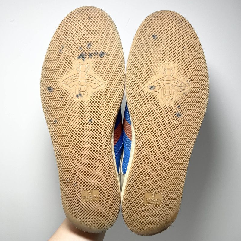 Gucci Gucci Screener Distressed Sneakers in Blue 0079 Size US 10.5 / EU 43-44 - 4 Thumbnail