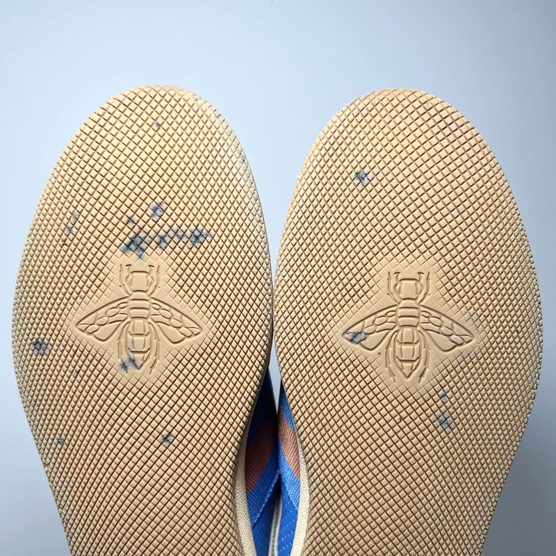 Gucci Gucci Screener Distressed Sneakers in Blue 0079 Size US 10.5 / EU 43-44 - 11 Thumbnail
