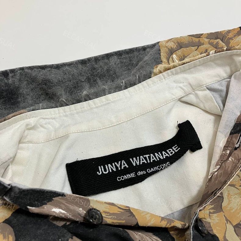 Junya Watanabe CDG Junya Black Tea Rose Long Sleeve Shirt - dmc Size US M / EU 48-50 / 2 - 8 Thumbnail