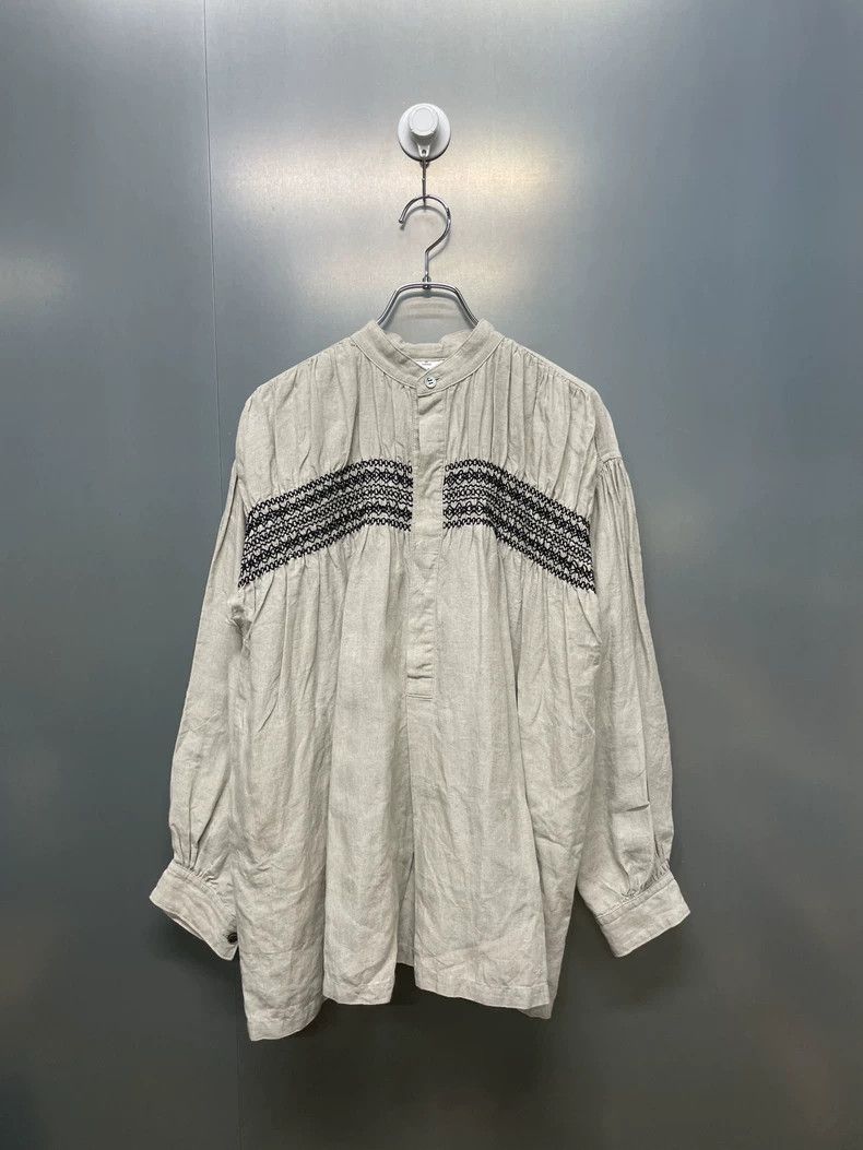 Comme des Garcons CDG Girl Linen Long Sleeve Shirt - dmc Size US S / EU 44-46 / 1 - 2 Thumbnail