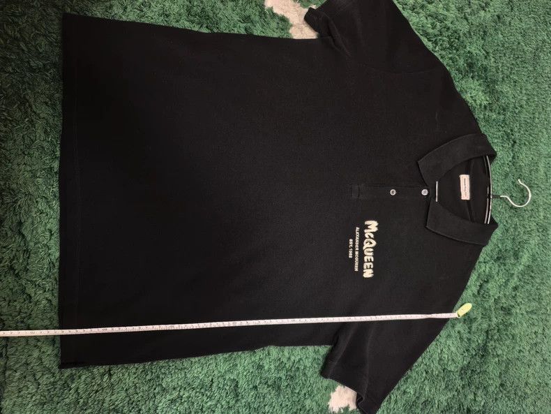 Alexander McQueen Alexander McQueen Embroidered Logo Polo Shirt - dmc Size US XXL / EU 58 / 5 - 4 Thumbnail