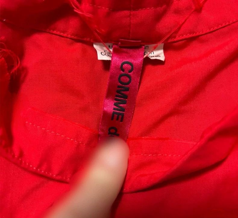 Comme des Garcons Comme des Garcons Red Deformed Top 2018SS - dmc Size US XS / EU 42 / 0 - 2 Thumbnail