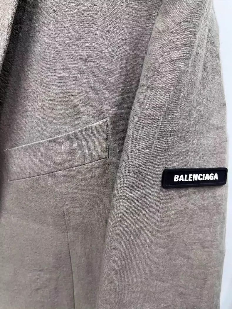 Balenciaga Balenciaga 23SS Structured Blazer Jacket - dmc Size US M / EU 48-50 / 2 - 3 Thumbnail