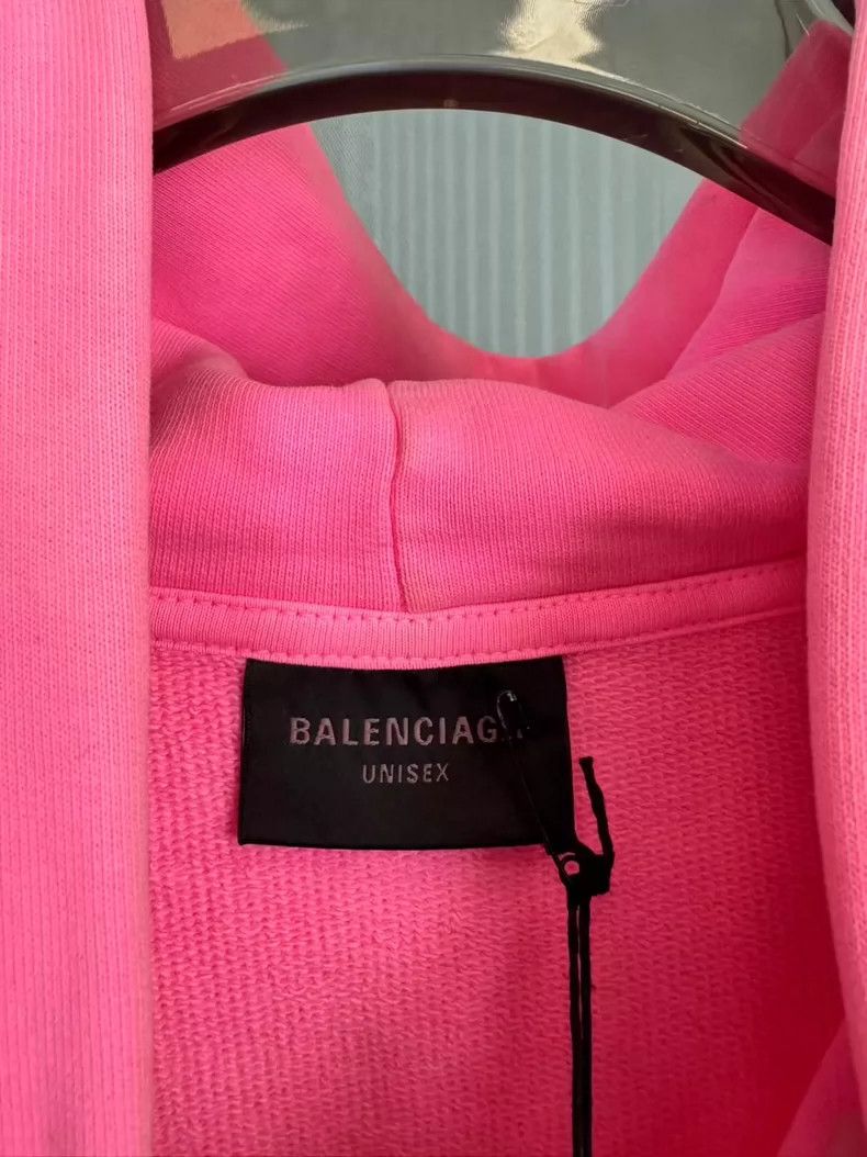 Balenciaga Balenciaga SS23 Pink Logo Zip Hoodie - dmc Size US XS / EU 42 / 0 - 4 Thumbnail