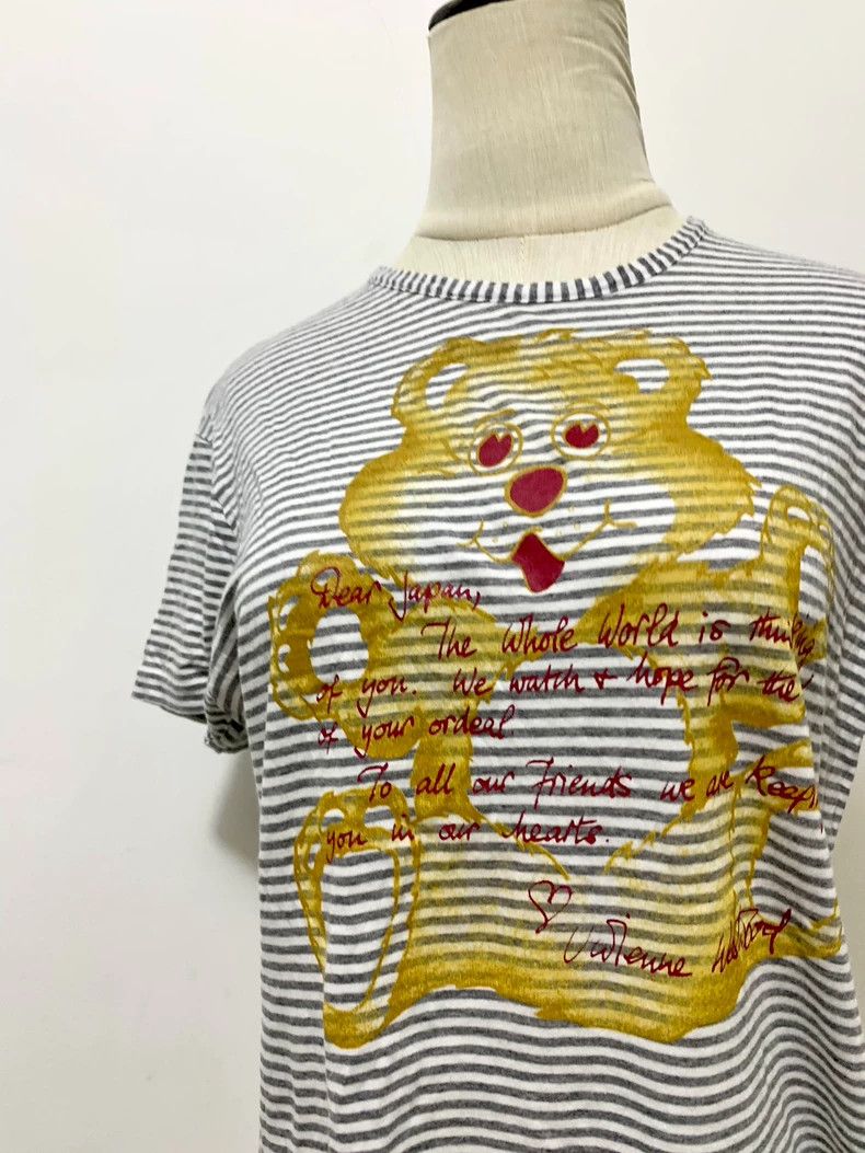Vivienne Westwood Vivienne Westwood Vintage Bear Stripe T-shirt - dmc Size US M / EU 48-50 / 2 - 2 Thumbnail