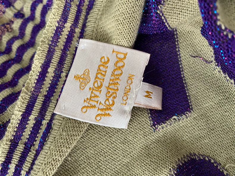 Vivienne Westwood 90s Vivienne Westwood Knit Cardigan - dmc Size US M / EU 48-50 / 2 - 7 Thumbnail