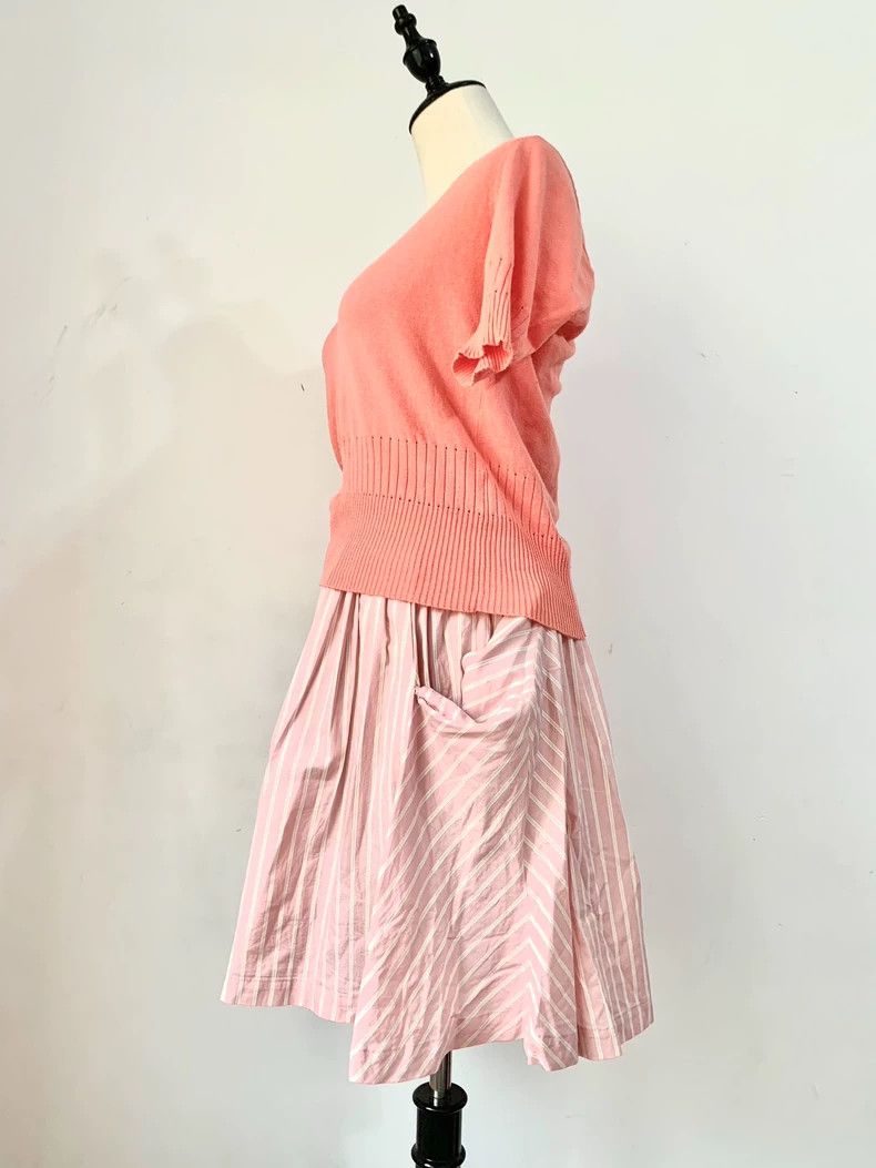 Vivienne Westwood Vivienne Westwood Vintage Saturn Pink Knit Top - dmc Size US M / EU 48-50 / 2 - 3 Thumbnail