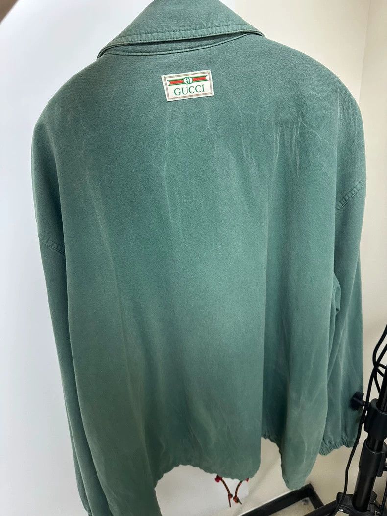 Gucci Gucci Green Jacket with Red Stripes - dmc Size US M / EU 48-50 / 2 - 2 Thumbnail