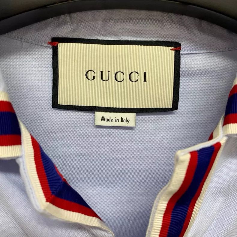 Gucci Gucci Embroidered Short Sleeve Shirt - dmc Size US L / EU 52-54 / 3 - 3 Thumbnail