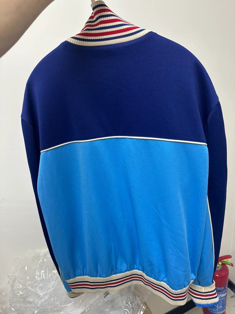 Gucci Gucci Blue Logo Stripe Jacket XXL - dmc Size US XXL / EU 58 / 5 - 2 Thumbnail