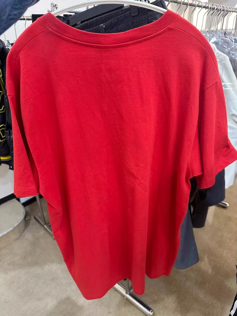 Gucci Gucci Red Classic Logo Short Sleeve T-shirt - dmc Size US M / EU 48-50 / 2 - 2 Thumbnail