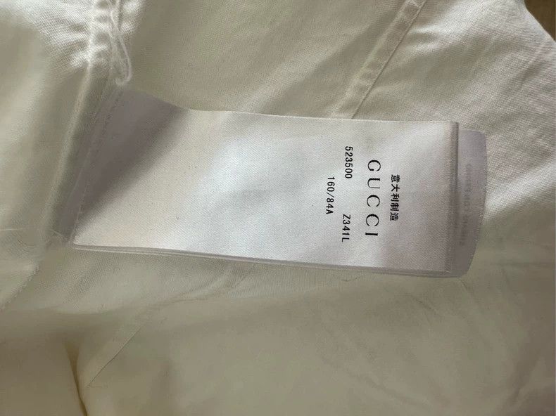 Gucci Gucci White Shirt with Embroidered Collar - dmc Size US S / EU 44-46 / 1 - 4 Thumbnail
