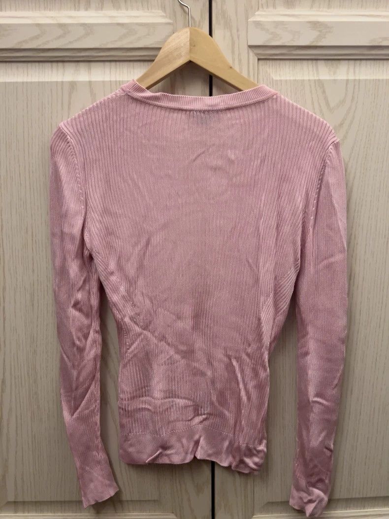 Alexander McQueen Alexander McQueen Pink Ribbed Sweater - dmc Size US L / EU 52-54 / 3 - 3 Thumbnail