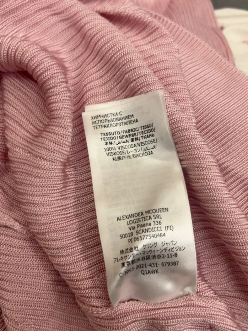 Alexander McQueen Alexander McQueen Pink Ribbed Sweater - dmc Size US L / EU 52-54 / 3 - 6 Thumbnail