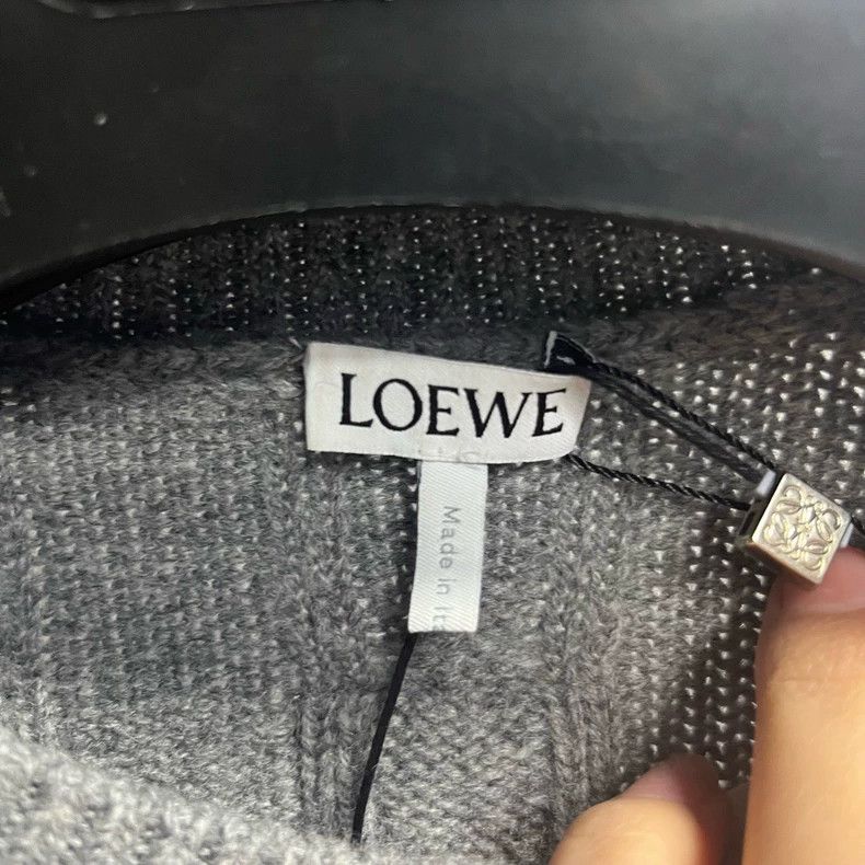 Loewe Loewe Gray Cable Knit Sweater - dmc Size US XS / EU 42 / 0 - 4 Thumbnail