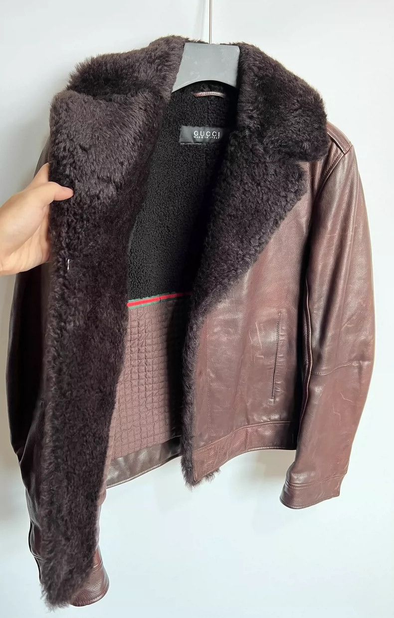 Gucci Gucci Shearling Leather Jacket - dmc Size US L / EU 52-54 / 3 - 4 Thumbnail