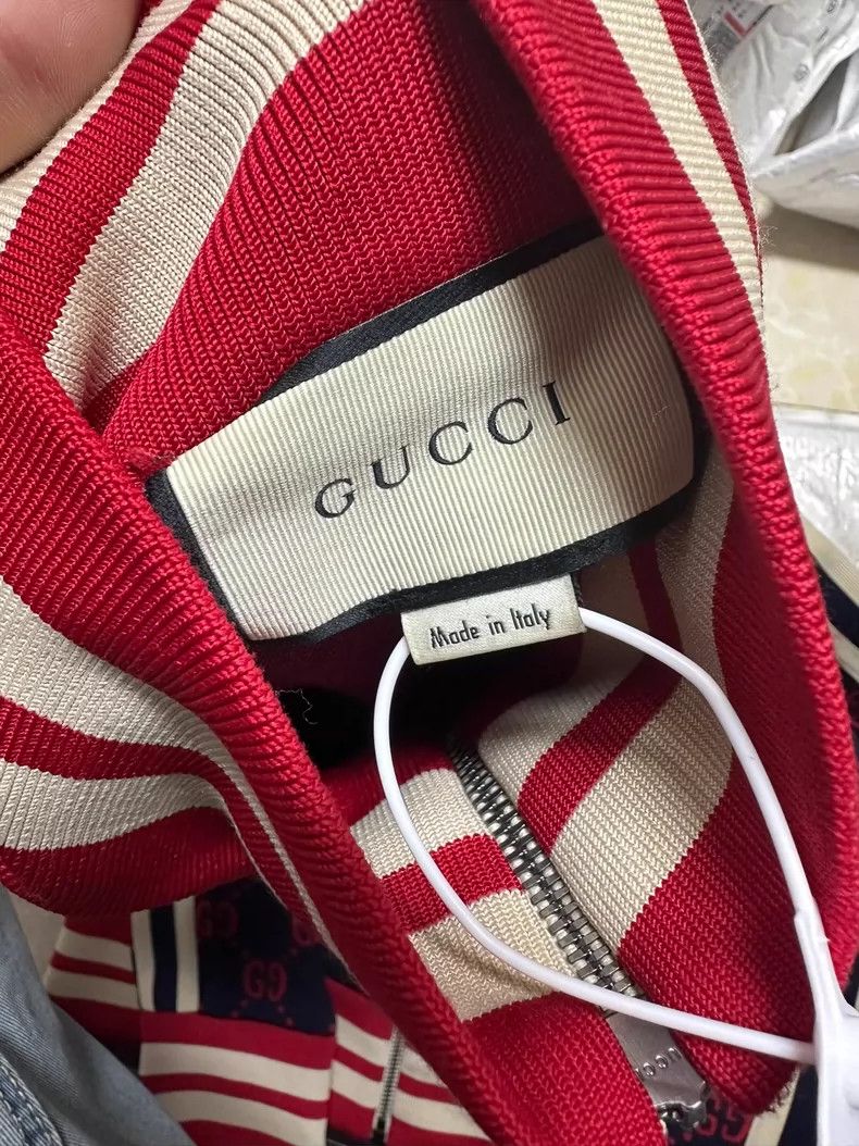 Gucci Gucci Red Double G Print Jacket - dmc Size US L / EU 52-54 / 3 - 3 Thumbnail