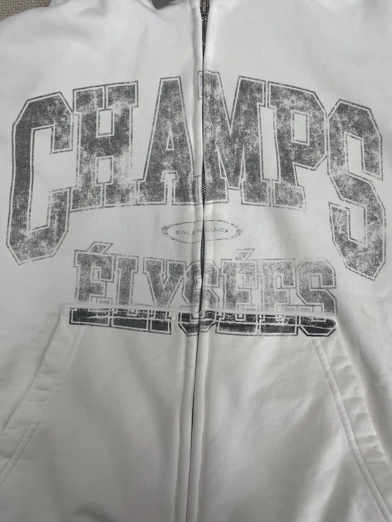 Balenciaga Balenciaga FW24 Zip Hoodie White - dmc Size US XS / EU 42 / 0 - 3 Thumbnail