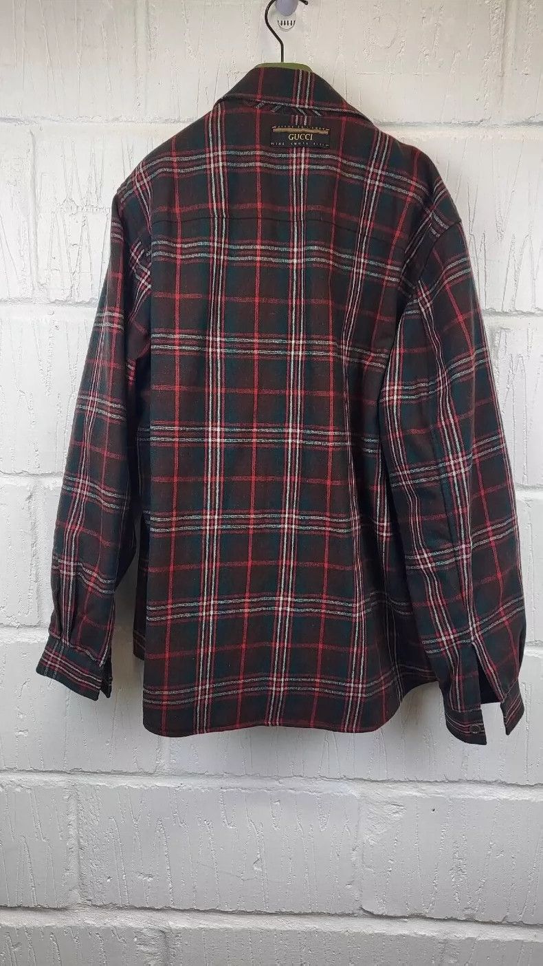 Gucci Gucci Wool Plaid Jacket with Hanger - dmc Size US M / EU 48-50 / 2 - 2 Thumbnail