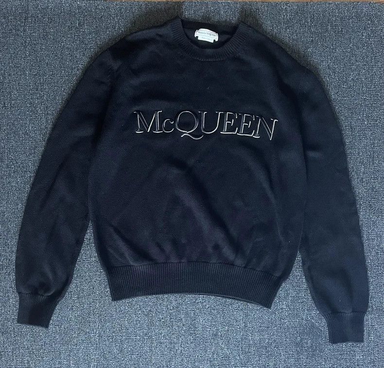 Alexander McQueen Alexander McQueen Logo Black Sweater - dmc Size US L / EU 52-54 / 3 - 2 Thumbnail