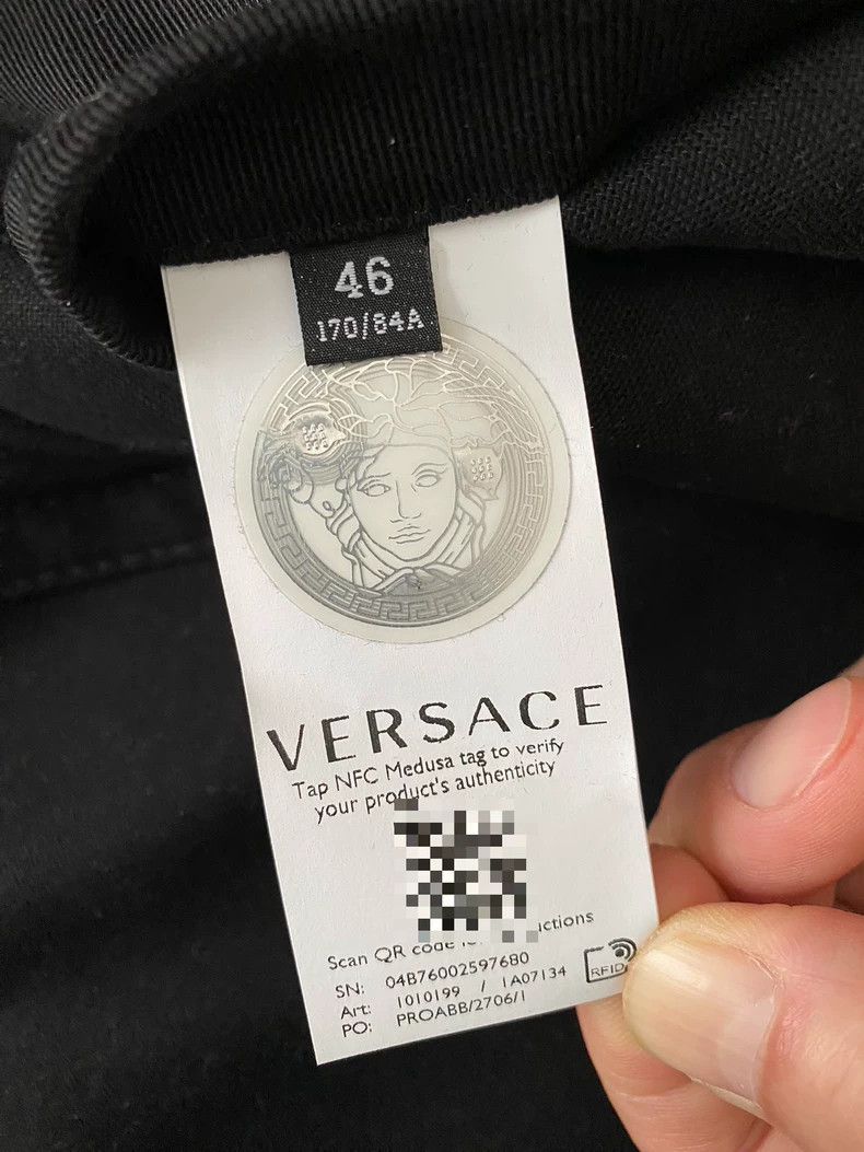 Versace VERSACE Men's Black Casual Jacket - dmc Size US M / EU 48-50 / 2 - 4 Thumbnail