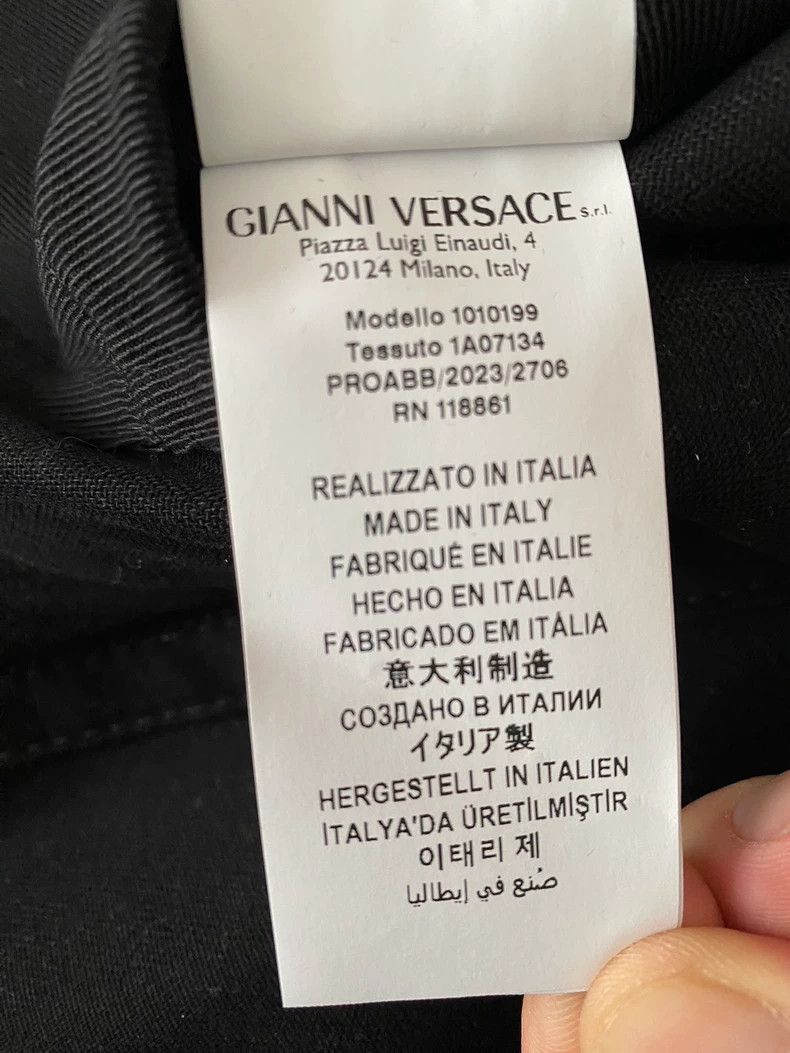 Versace VERSACE Men's Black Casual Jacket - dmc Size US M / EU 48-50 / 2 - 5 Thumbnail