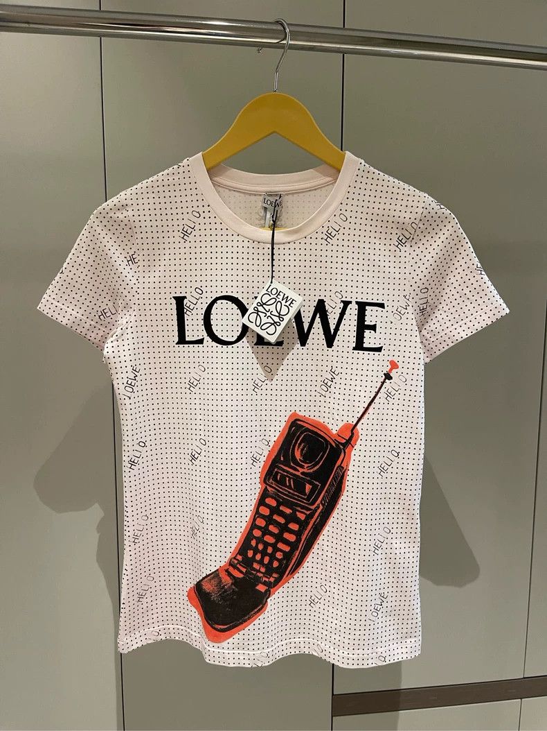 Loewe Loewe Polka Dot Logo Short Sleeve T-shirt - dmc Size US S / EU 44-46 / 1 - 5 Thumbnail