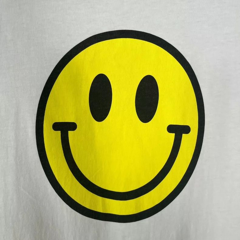 Loewe Loewe White Smiley Short Sleeve T-Shirt - dmc Size US XS / EU 42 / 0 - 4 Thumbnail