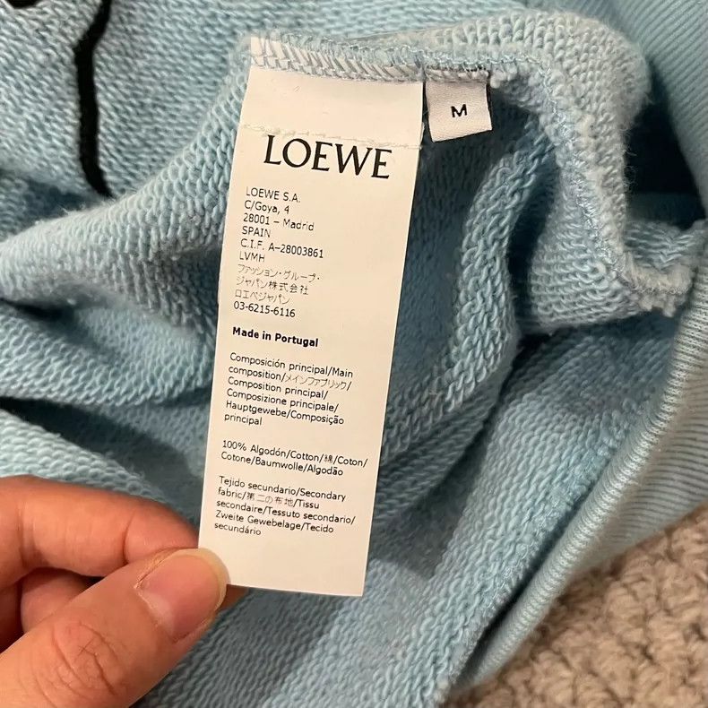 Loewe Loewe Blue Double Goose Logo Sweatshirt - dmc Size US M / EU 48-50 / 2 - 5 Thumbnail