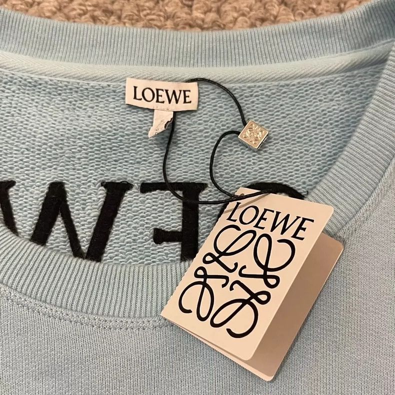 Loewe Loewe Blue Double Goose Logo Sweatshirt - dmc Size US M / EU 48-50 / 2 - 7 Thumbnail