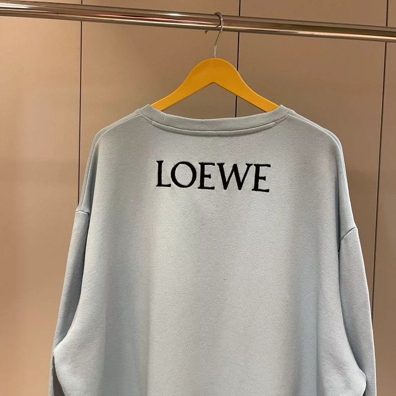 Loewe Loewe Blue Double Goose Logo Sweatshirt - dmc Size US M / EU 48-50 / 2 - 6 Thumbnail