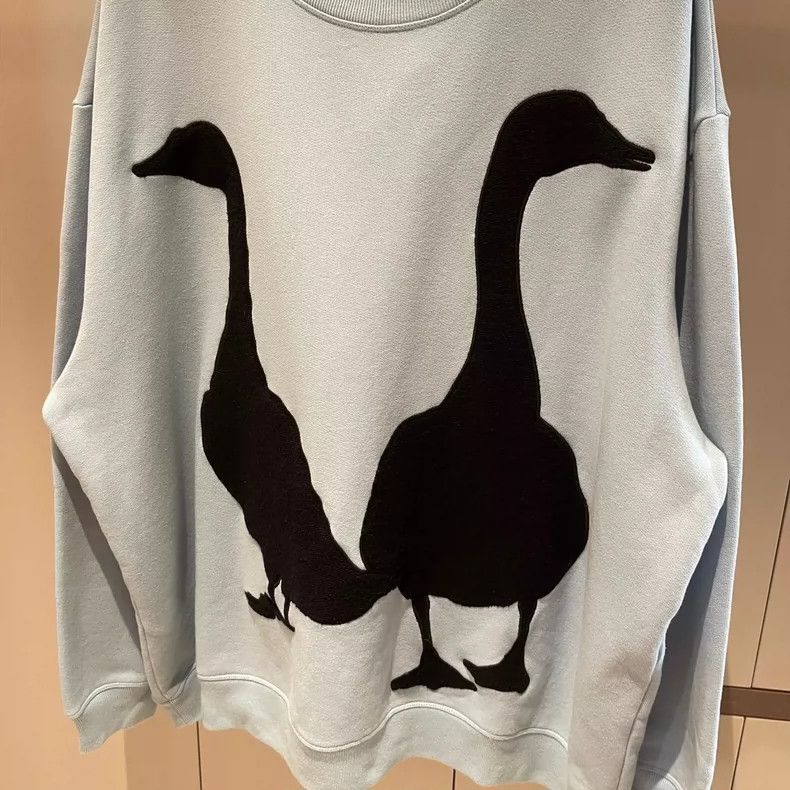 Loewe Loewe Blue Double Goose Logo Sweatshirt - dmc Size US M / EU 48-50 / 2 - 4 Thumbnail