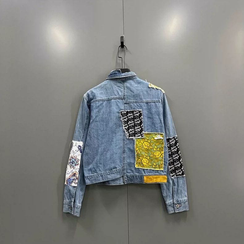 Loewe Loewe Sequin Graffiti Denim Jacket - dmc Size US M / EU 48-50 / 2 - 2 Thumbnail