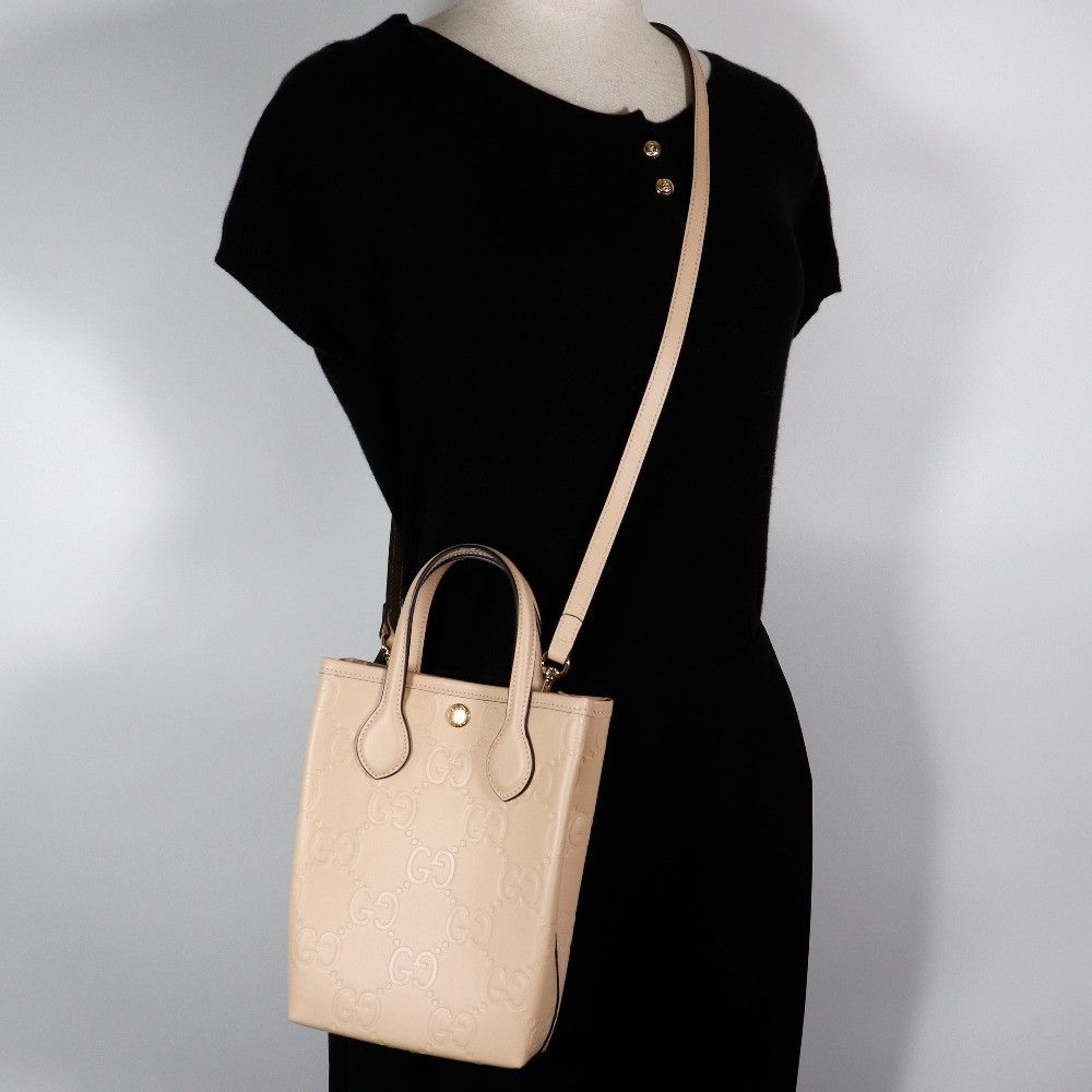Gucci Gucci Gucci Super Mini Bag Leather 2way Bag Leather Handbag 790133 DUTY FREE for USA Size ONE SIZE - 12 Thumbnail